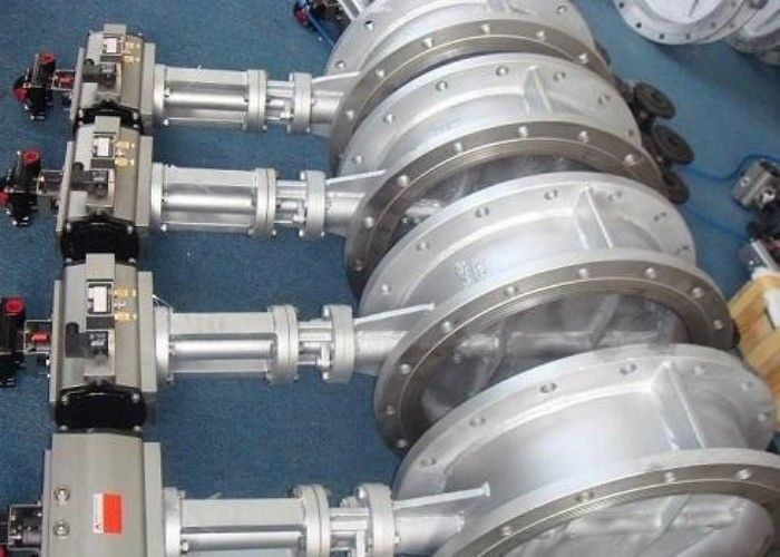 Bi Directional Pneumatic Actuator DN50 Butterfly Flange Valve