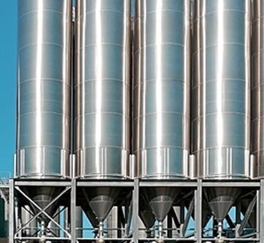 Homogenizing Dehydration Stainless Steel  Dry Bulk Storage Silos 3000m3