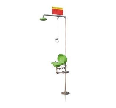SUS304 Emergency Eyewash Shower Station ANSI Z358.1